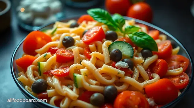 Sunny Mediterranean Pasta Salad