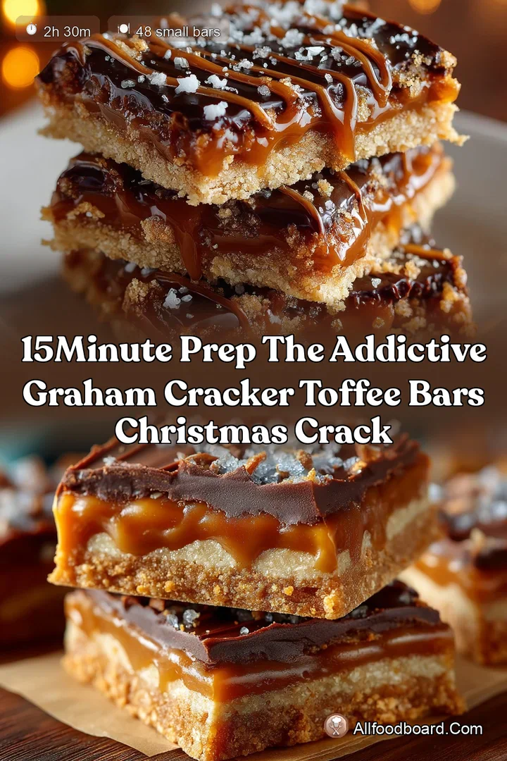 15Minute Prep The Addictive Graham Cracker Toffee Bars Christmas Crack