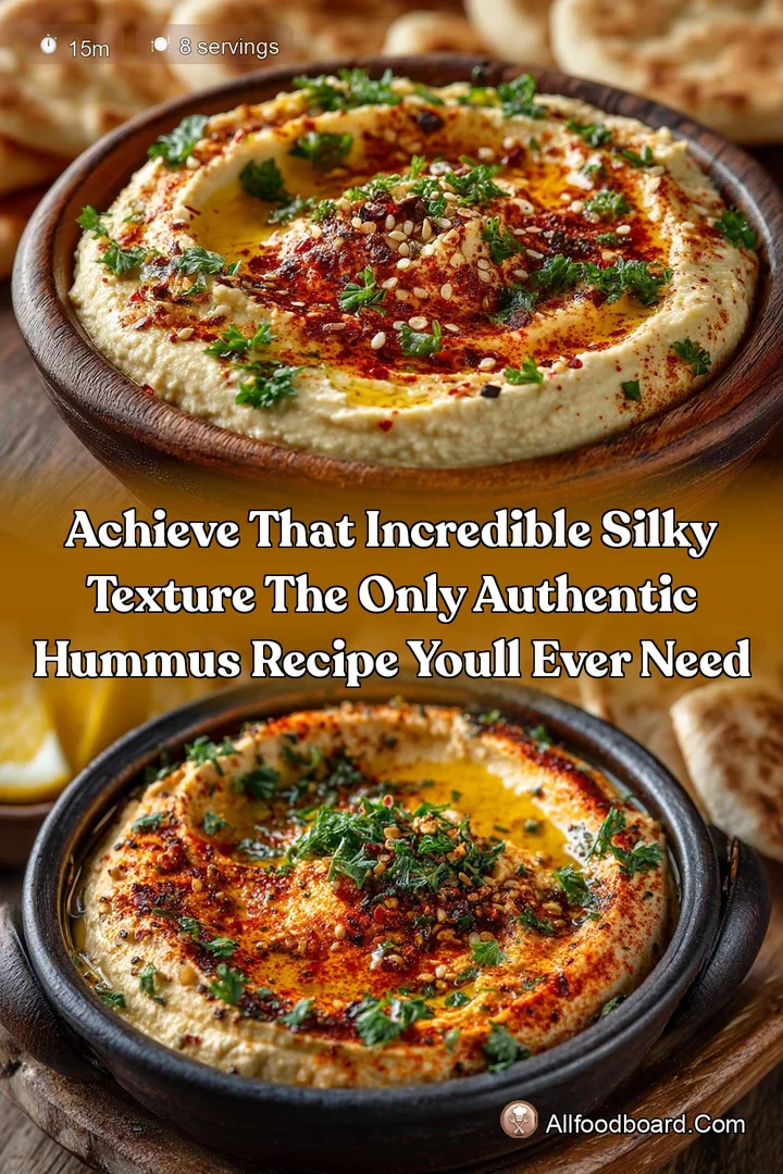 Achieve That Incredible Silky Texture The Only Authentic Hummus Recipe Youll Ever Need