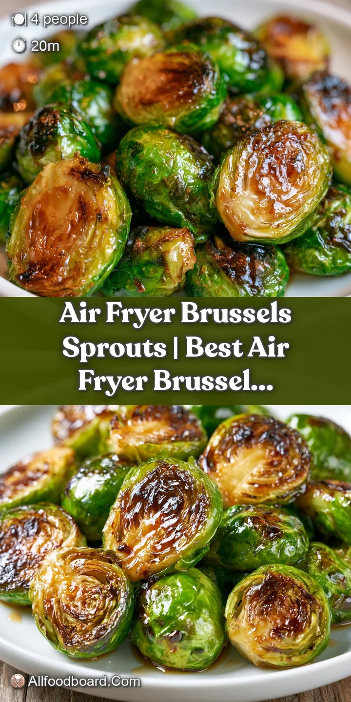 Extreme close-up of charred, glistening brussels sprouts with crispy outer leaves and a sprinkle of sea salt.