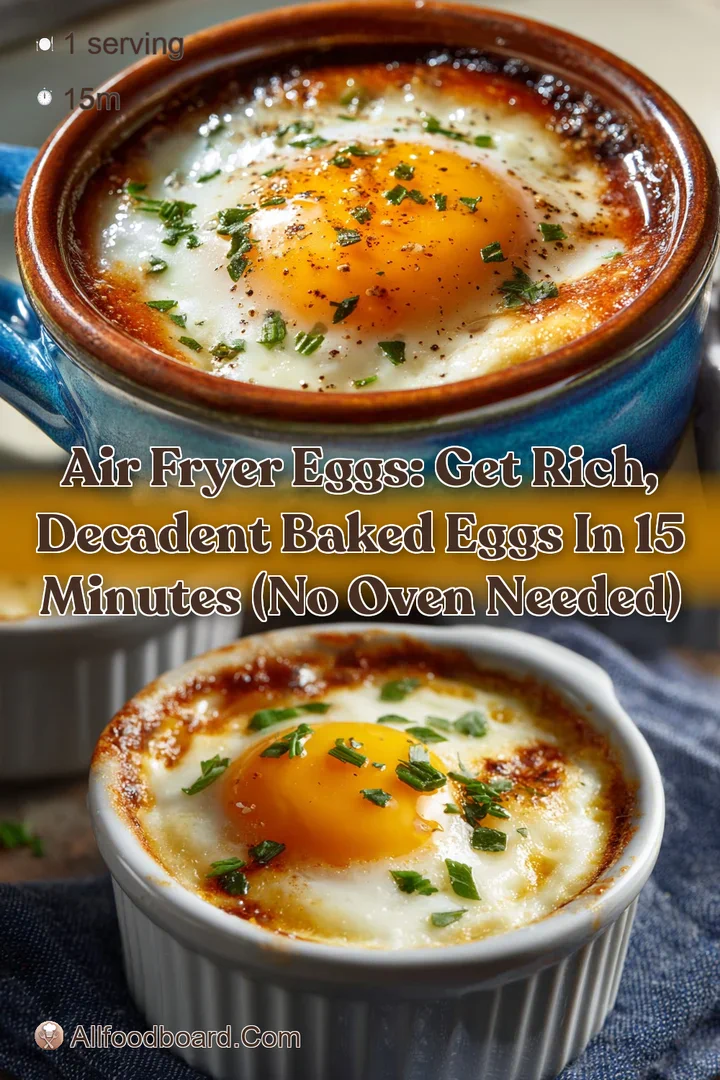 Air Fryer Eggs: Get Rich Decadent Baked Eggs in 15 Minutes (No Oven Needed)