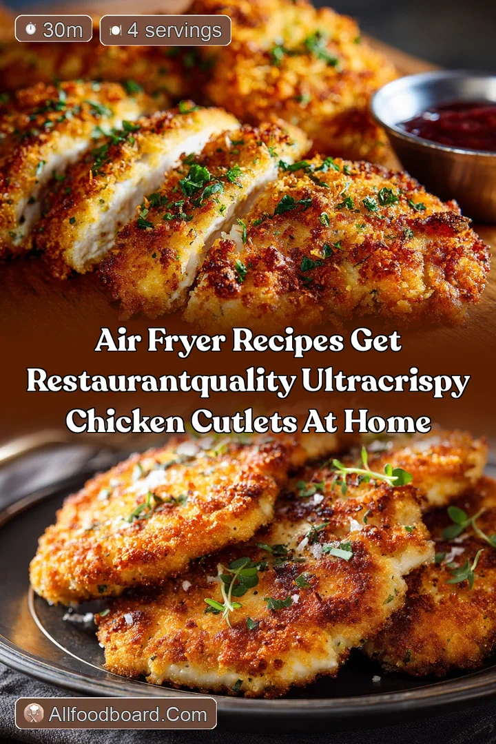 Air Fryer Recipes Get RestaurantQuality UltraCrispy Chicken Cutlets at Home