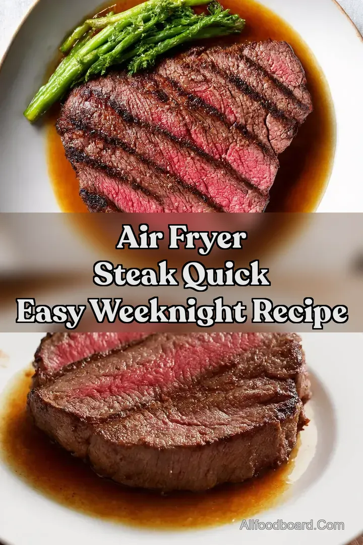 Air Fryer Steak Quick Easy Weeknight Recipe