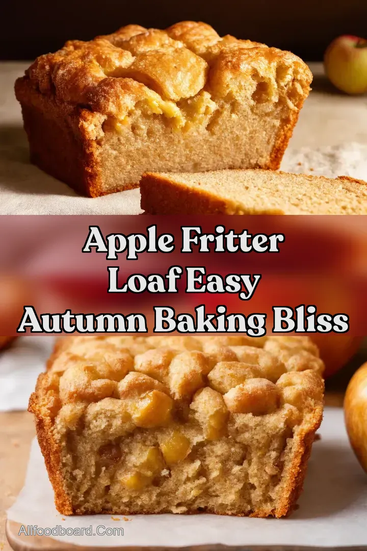 Apple Fritter Loaf Easy Autumn Baking Bliss : PIN FOR LATER Apple Fritter Loaf Easy Autumn Baking Bliss