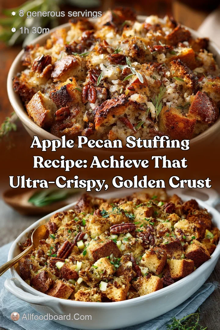 Apple Pecan Stuffing Recipe: Achieve That Ultra-Crispy Golden Crust