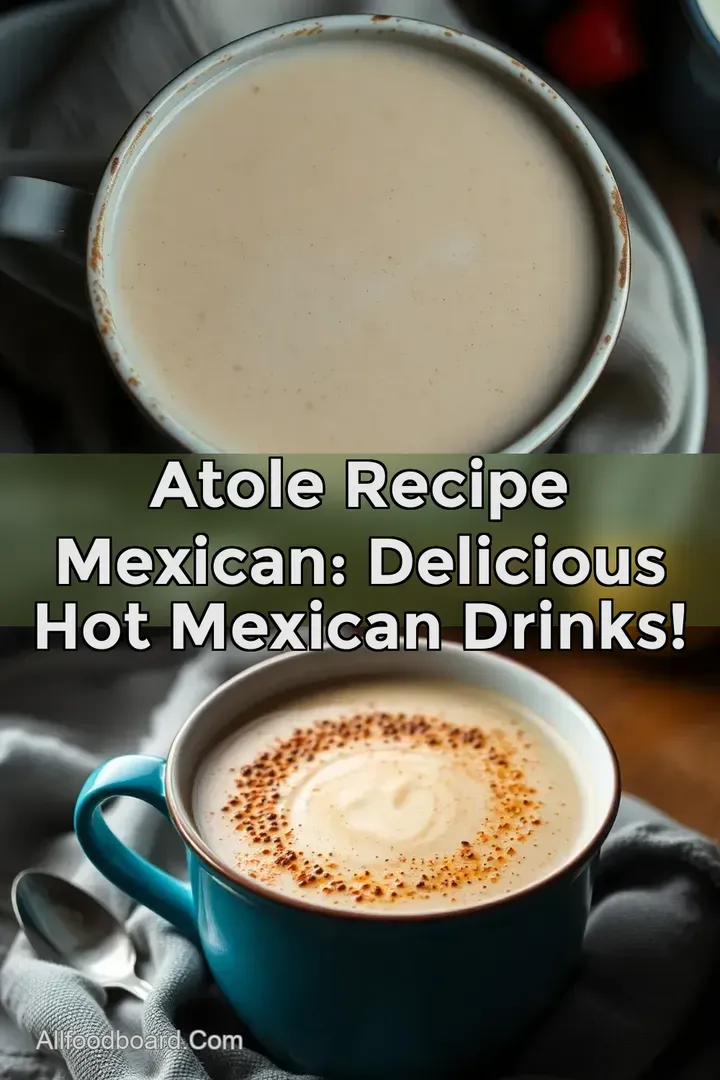 Atole Recipe Mexican: Delicious Hot Mexican Drinks!