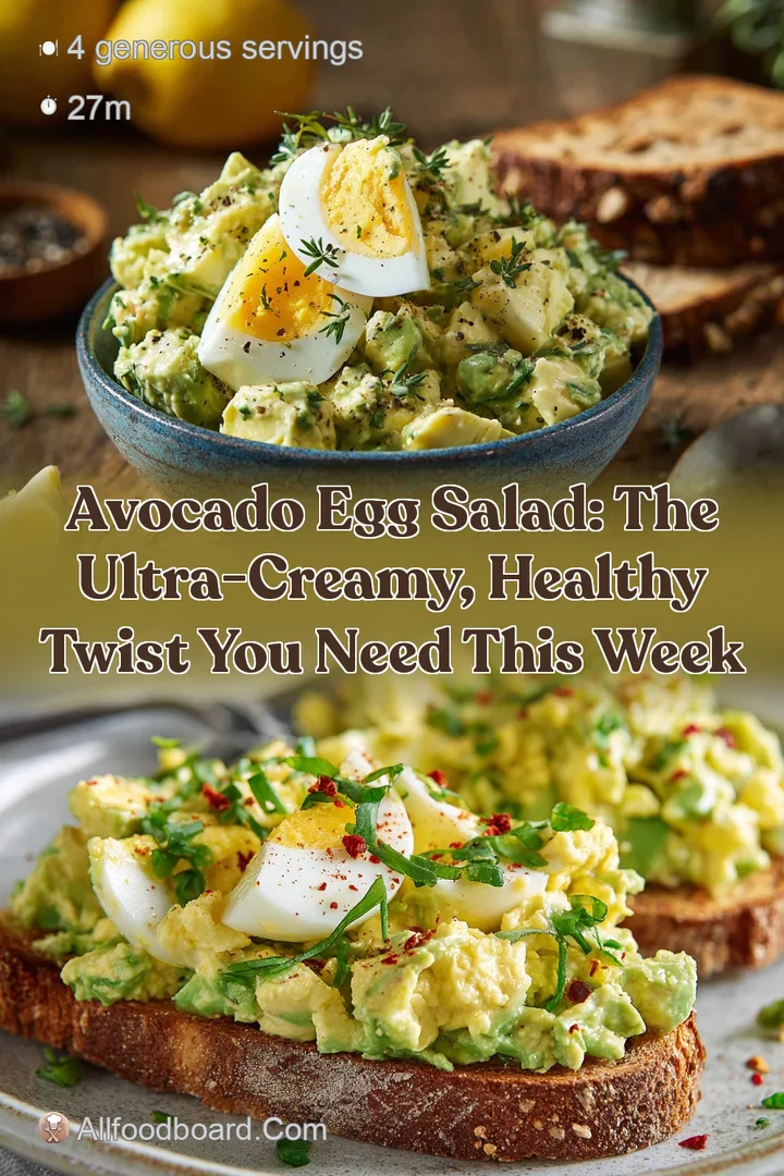 Avocado Egg Salad: The Ultra-Creamy Healthy Twist You Need This Week