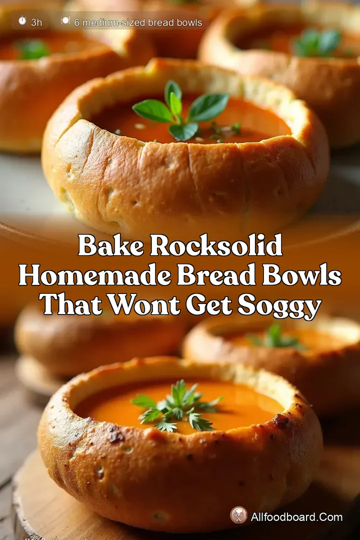 Bake RockSolid Homemade Bread Bowls That Wont Get Soggy