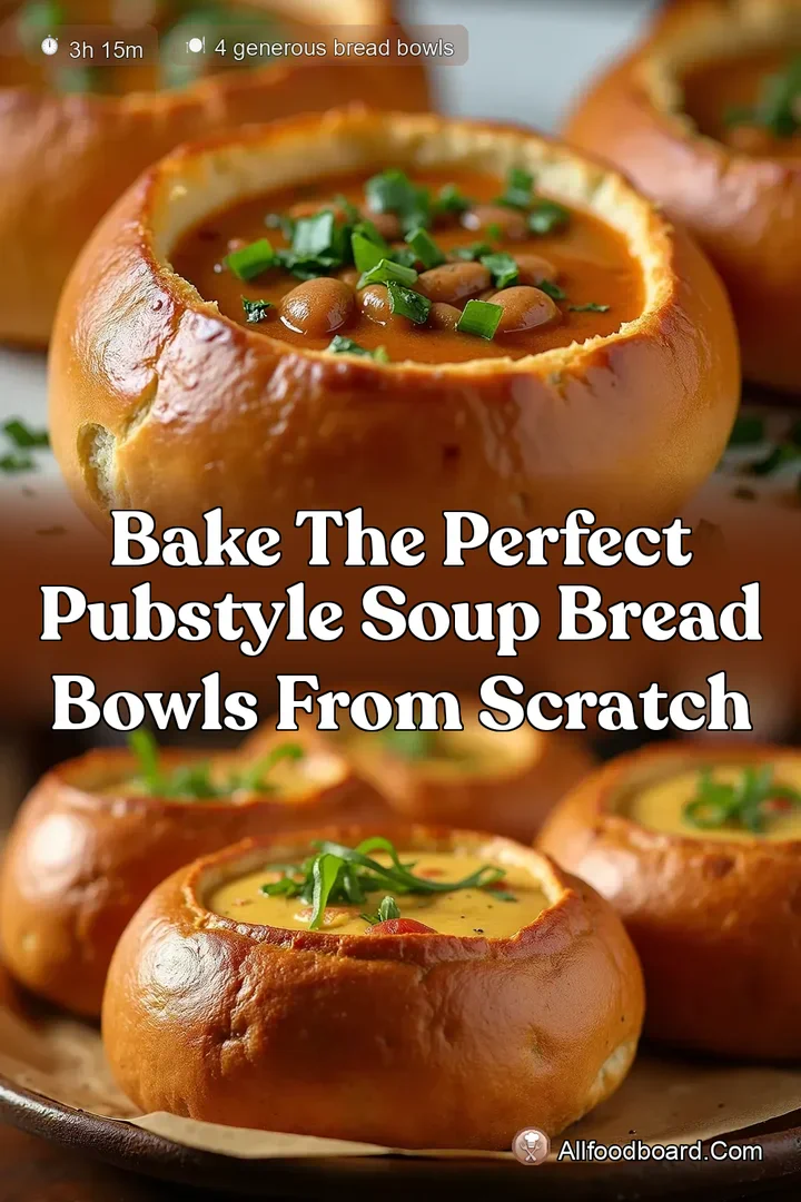 Bake The Perfect PubStyle Soup Bread Bowls From Scratch : PIN FOR LATER Bake The Perfect PubStyle Soup Bread Bowls From Scratch
