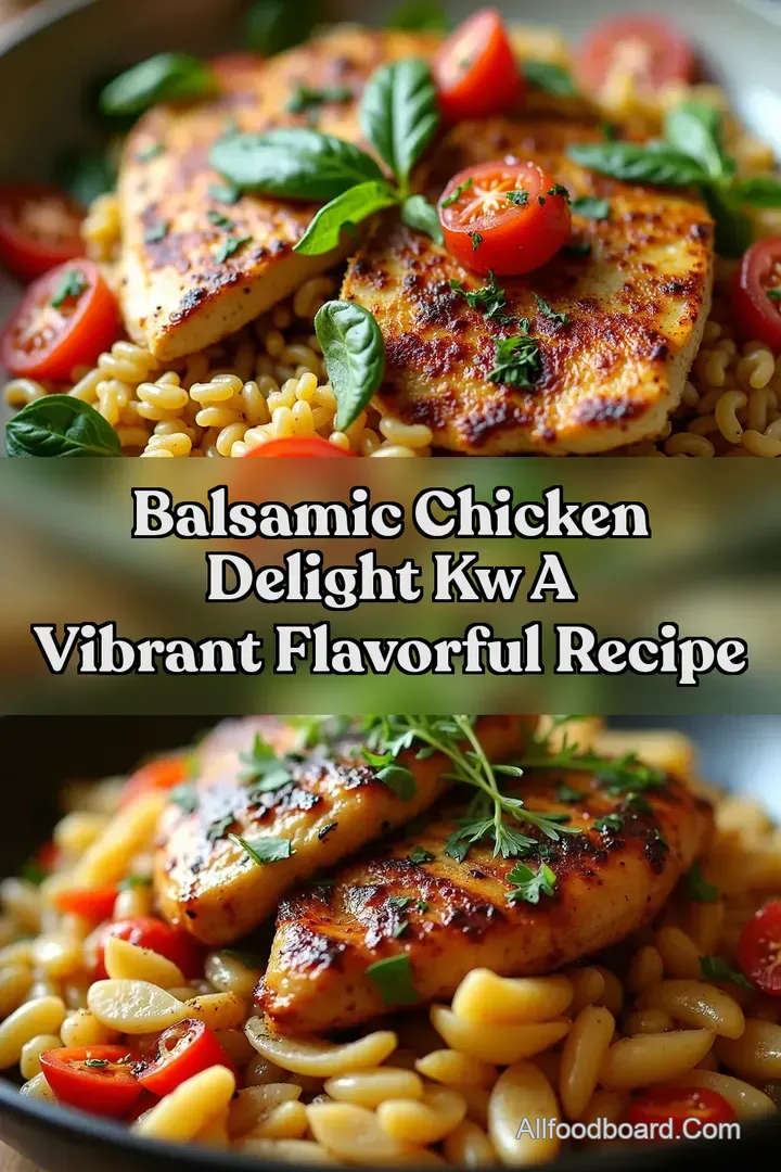 Balsamic Chicken Delight kw A Vibrant Flavorful Recipe