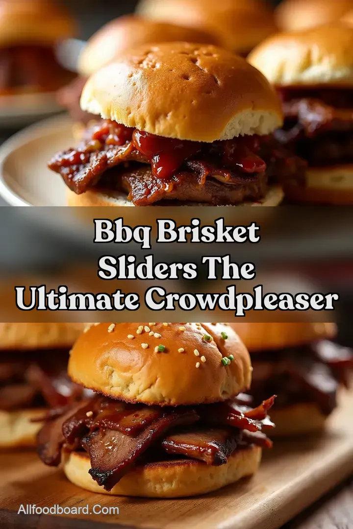 BBQ Brisket Sliders The Ultimate CrowdPleaser