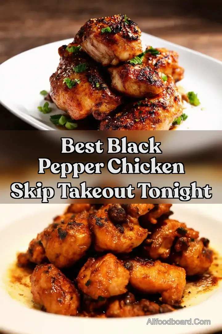 Best Black Pepper Chicken Skip Takeout Tonight : PIN FOR LATER Best Black Pepper Chicken Skip Takeout Tonight