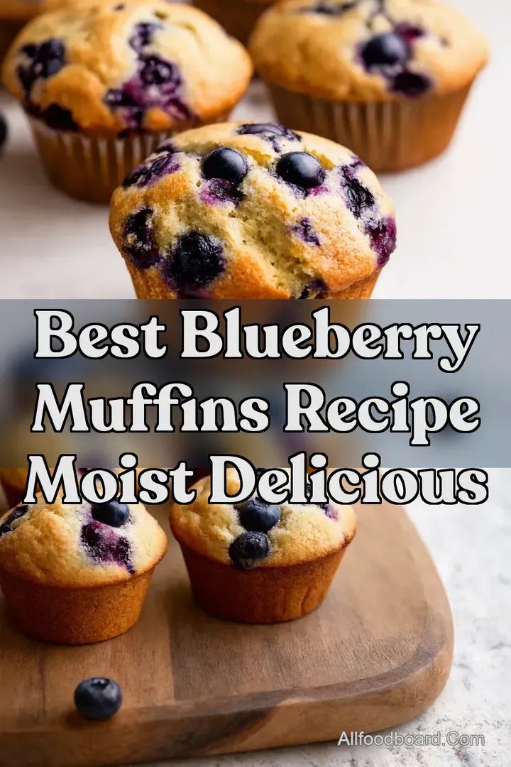 Best Blueberry Muffins Recipe Moist Delicious