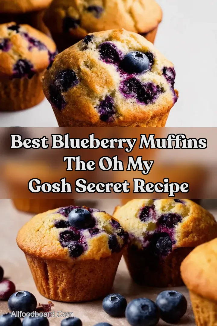 Best Blueberry Muffins The Oh My Gosh Secret Recipe : PIN FOR LATER Best Blueberry Muffins The Oh My Gosh Secret Recipe