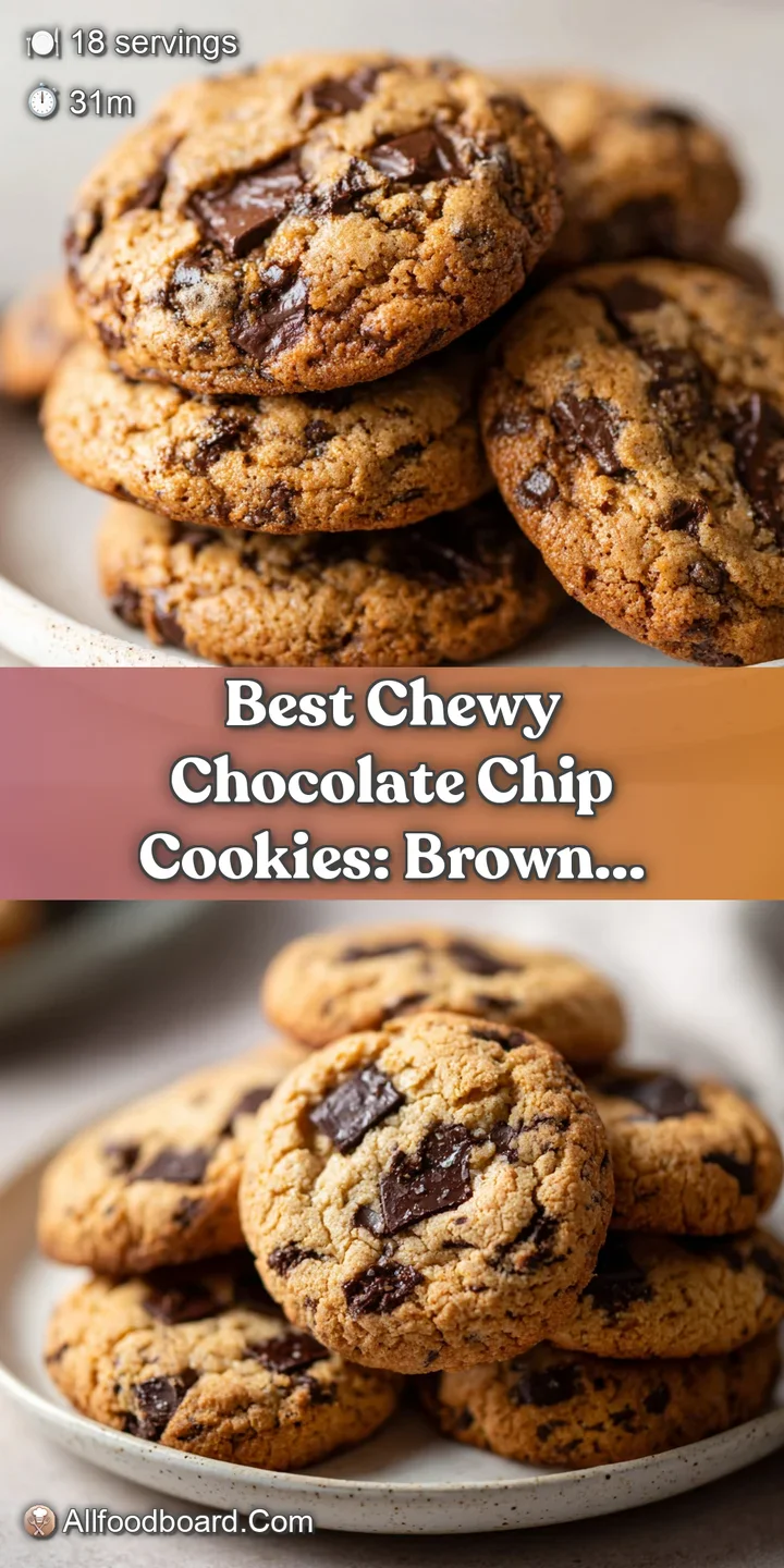 Close-up of a soft chocolate chip cookie with gooey, melted chocolate and a slightly crisp, golden edge.