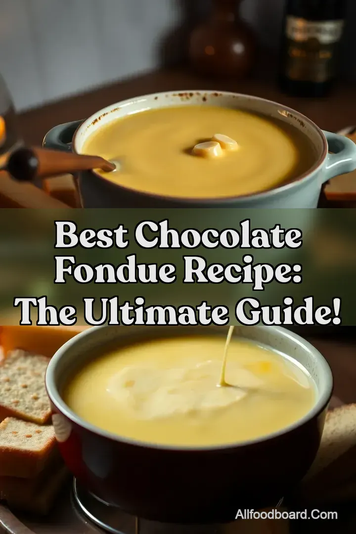 Best Chocolate Fondue Recipe: The Ultimate Guide!
