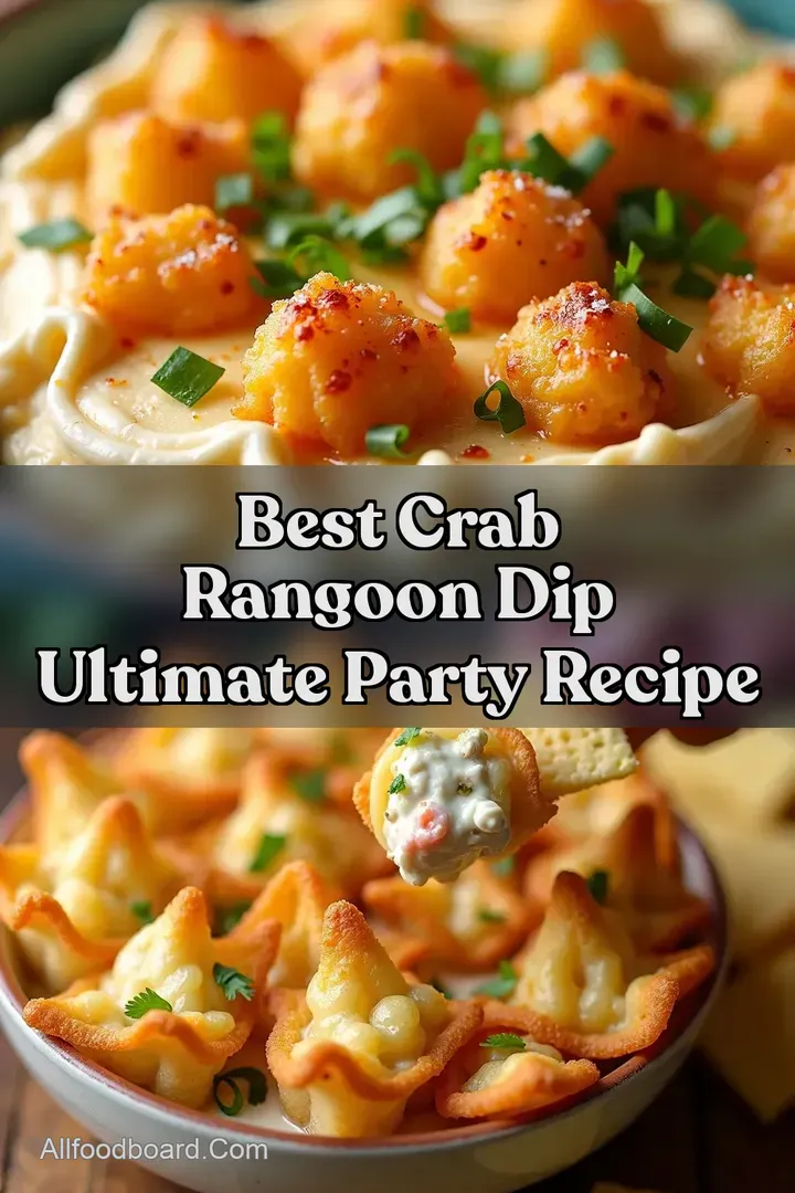 Best Crab Rangoon Dip Ultimate Party Recipe : PIN FOR LATER Best Crab Rangoon Dip Ultimate Party Recipe