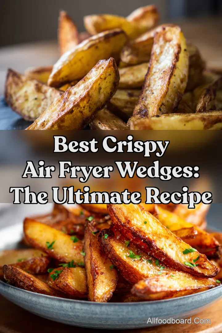 Best Crispy Air Fryer Wedges: The Ultimate Recipe : PIN FOR LATER Best Crispy Air Fryer Wedges: The Ultimate Recipe