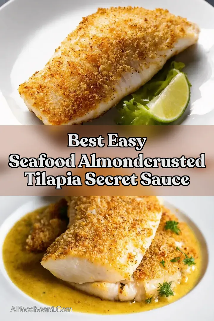 Best Easy Seafood AlmondCrusted Tilapia Secret Sauce