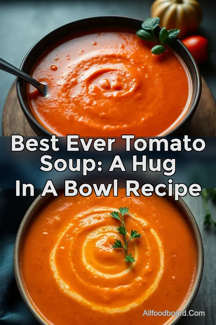 Best Ever Tomato Soup: A Hug in a Bowl Recipe