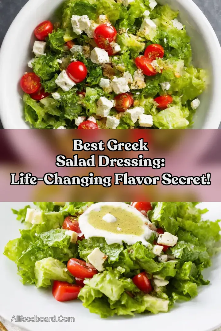 Best Greek Salad Dressing: Life-Changing Flavor Secret!