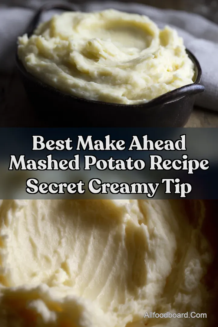 Best Make Ahead Mashed Potato Recipe Secret Creamy Tip