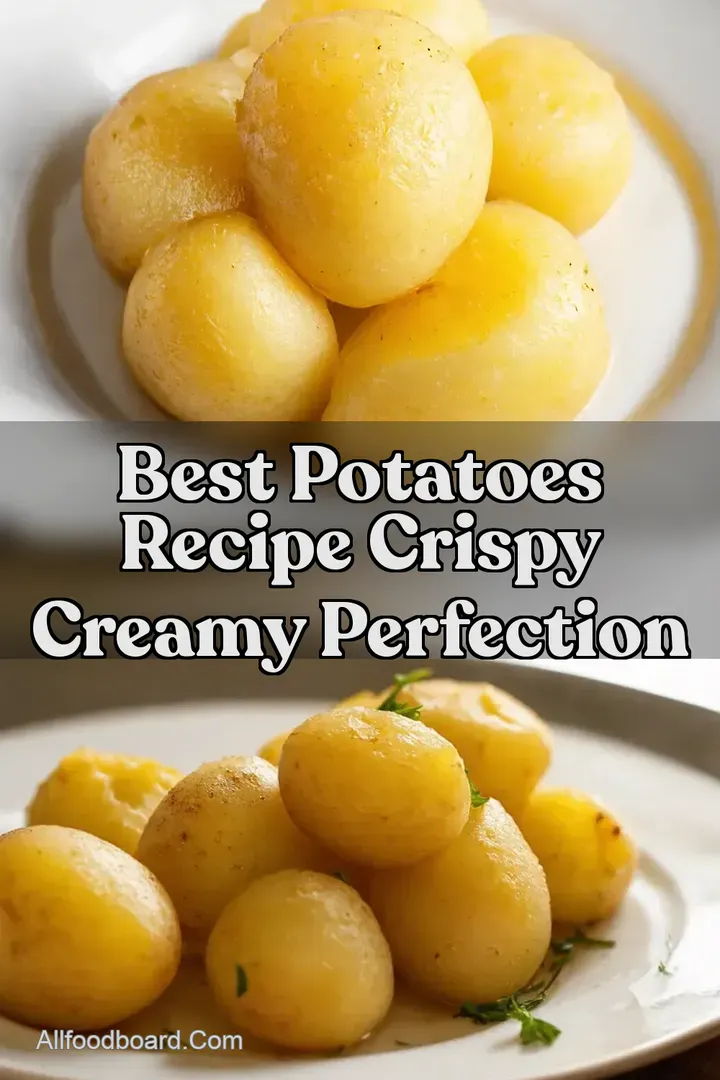 Best Potatoes Recipe Crispy Creamy Perfection