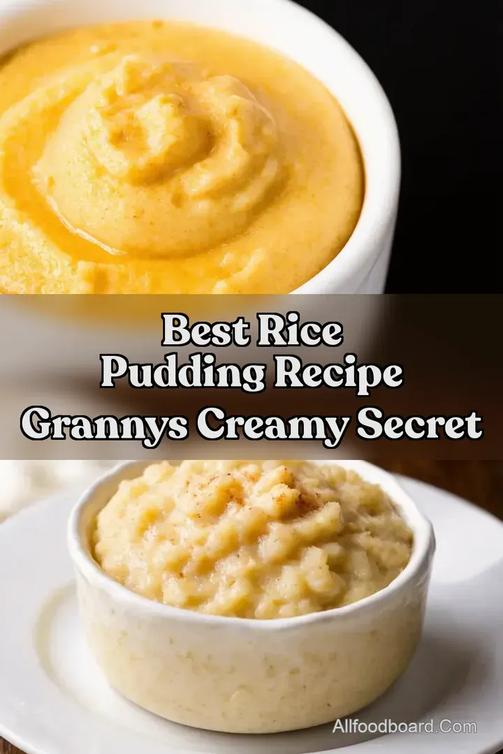 Best Rice Pudding Recipe Grannys Creamy Secret