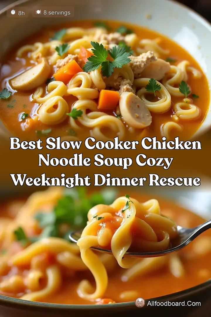 Best Slow Cooker Chicken Noodle Soup Cozy Weeknight Dinner Rescue
