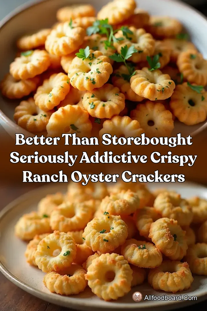 Better Than StoreBought Seriously Addictive Crispy Ranch Oyster Crackers