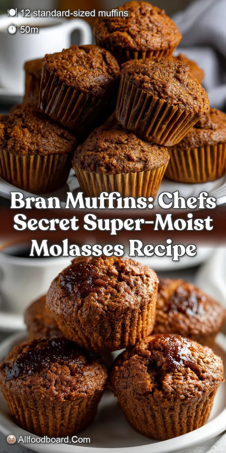 Bran Muffins: Chefs Secret Super-Moist Molasses Recipe