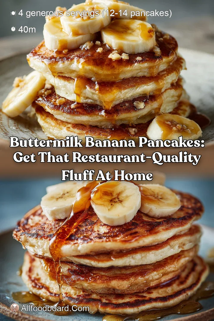 Buttermilk Banana Pancakes: Get That Restaurant-Quality Fluff at Home