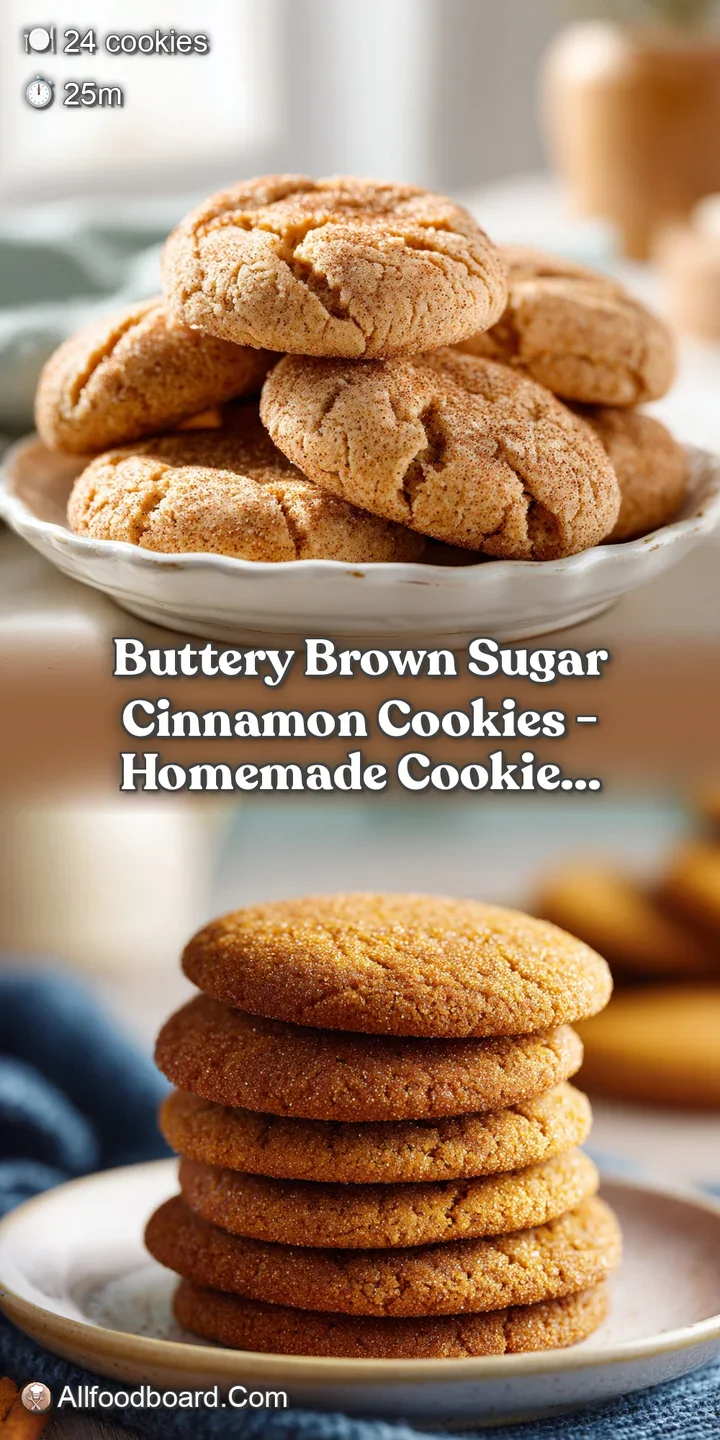 Close-up of a buttery cookie, its edges slightly crisp, showing rich brown sugar swirls and a dusting of cinnamon.