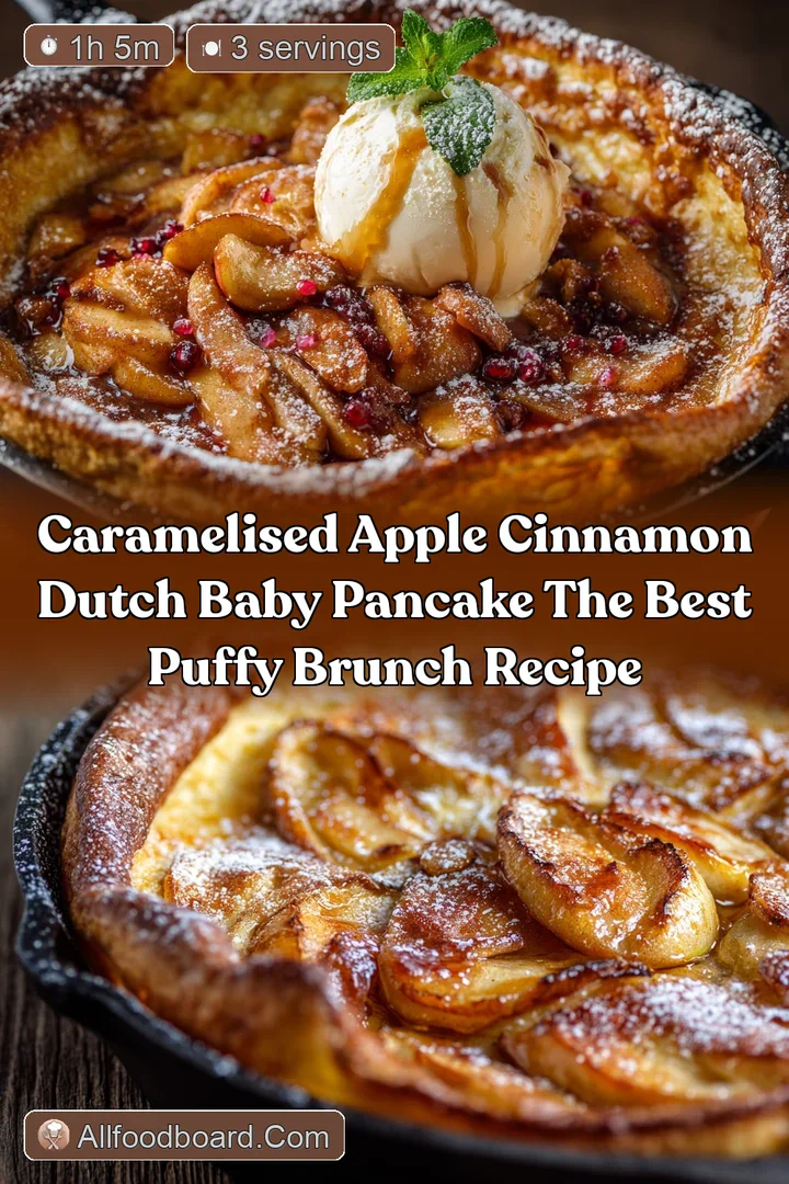 Caramelised Apple Cinnamon Dutch Baby Pancake The Best Puffy Brunch Recipe
