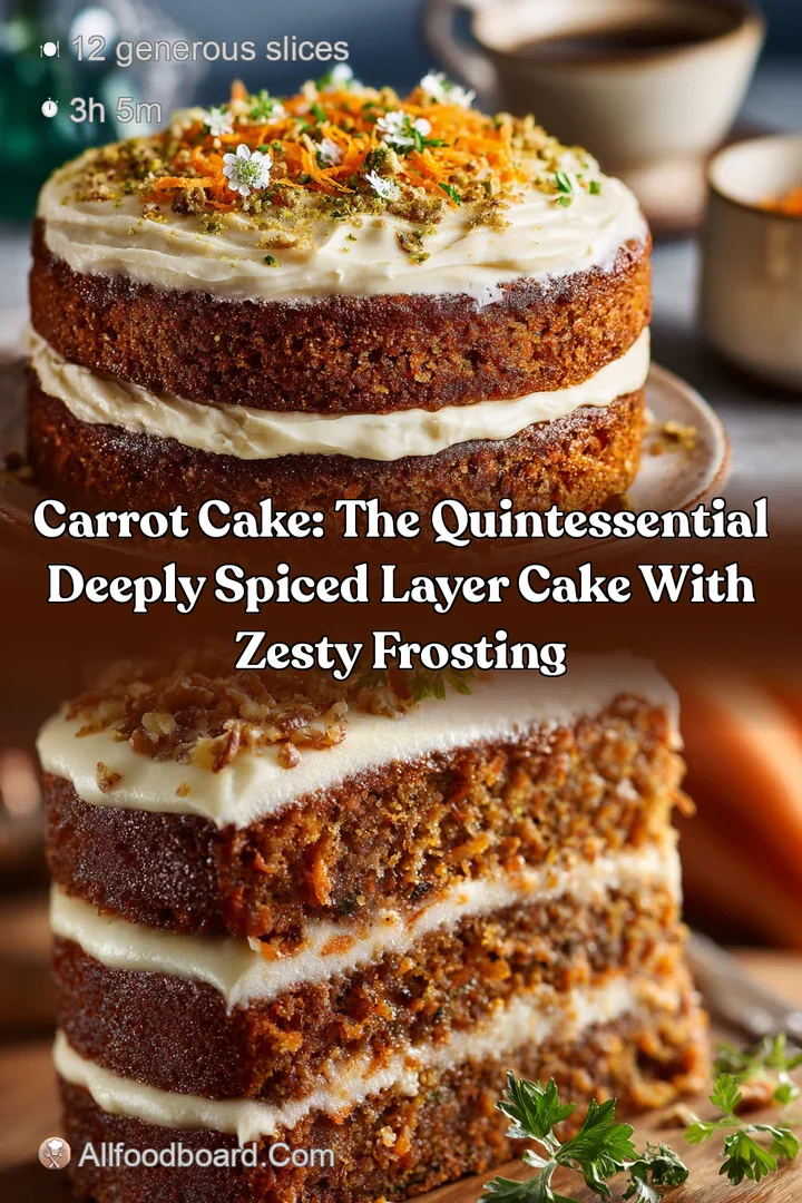 Carrot Cake: The Quintessential Deeply Spiced Layer Cake with Zesty Frosting