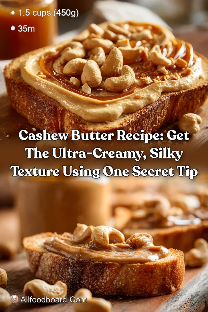Cashew Butter Recipe: Get the Ultra-Creamy Silky Texture Using One Secret Tip