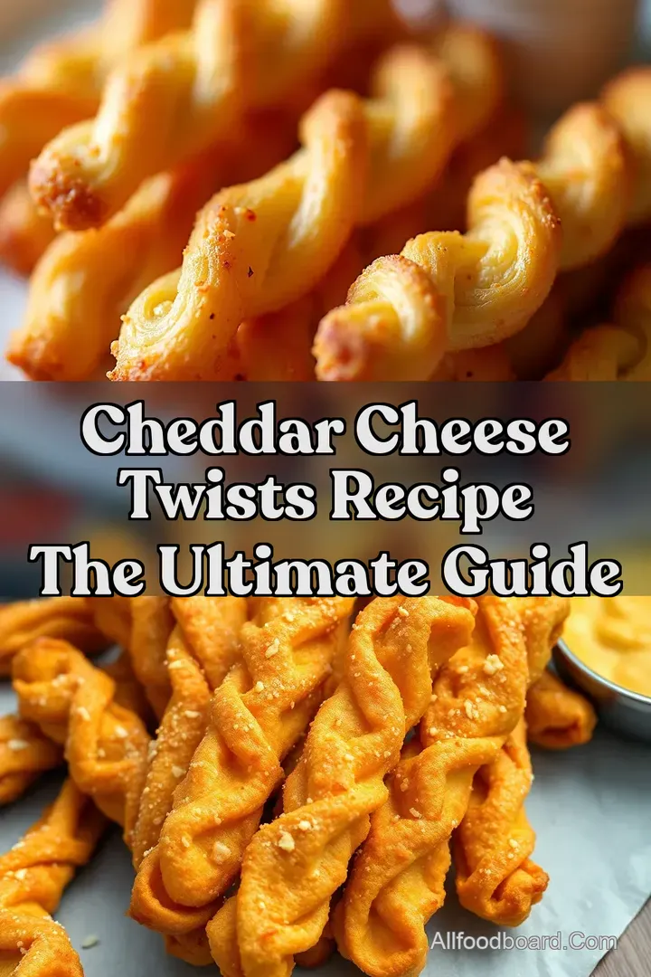 Cheddar Cheese Twists Recipe The Ultimate Guide