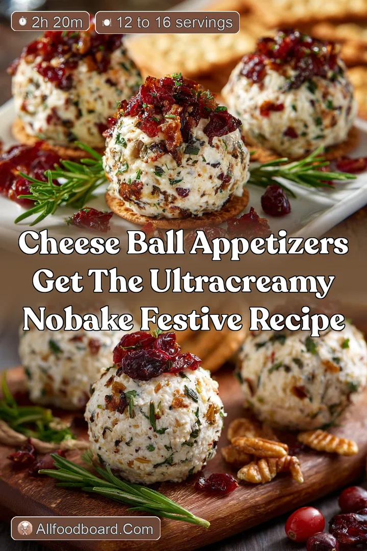 Cheese Ball Appetizers Get the UltraCreamy NoBake Festive Recipe