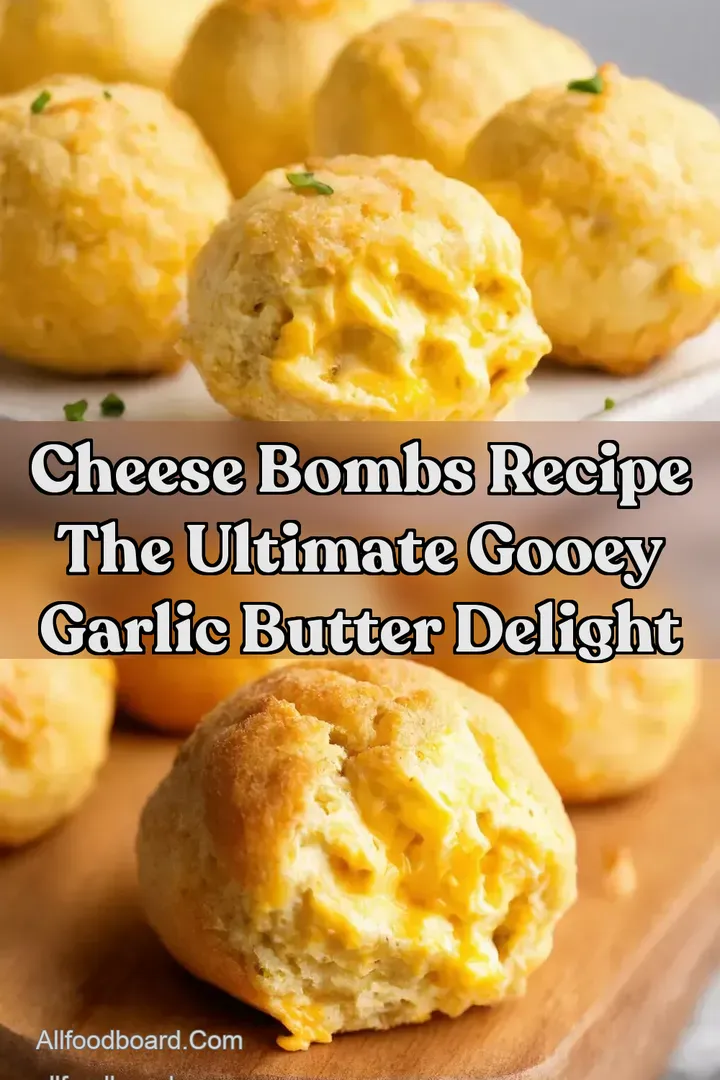 Cheese Bombs Recipe The Ultimate Gooey Garlic Butter Delight : PIN FOR LATER Cheese Bombs Recipe The Ultimate Gooey Garlic Butter Delight