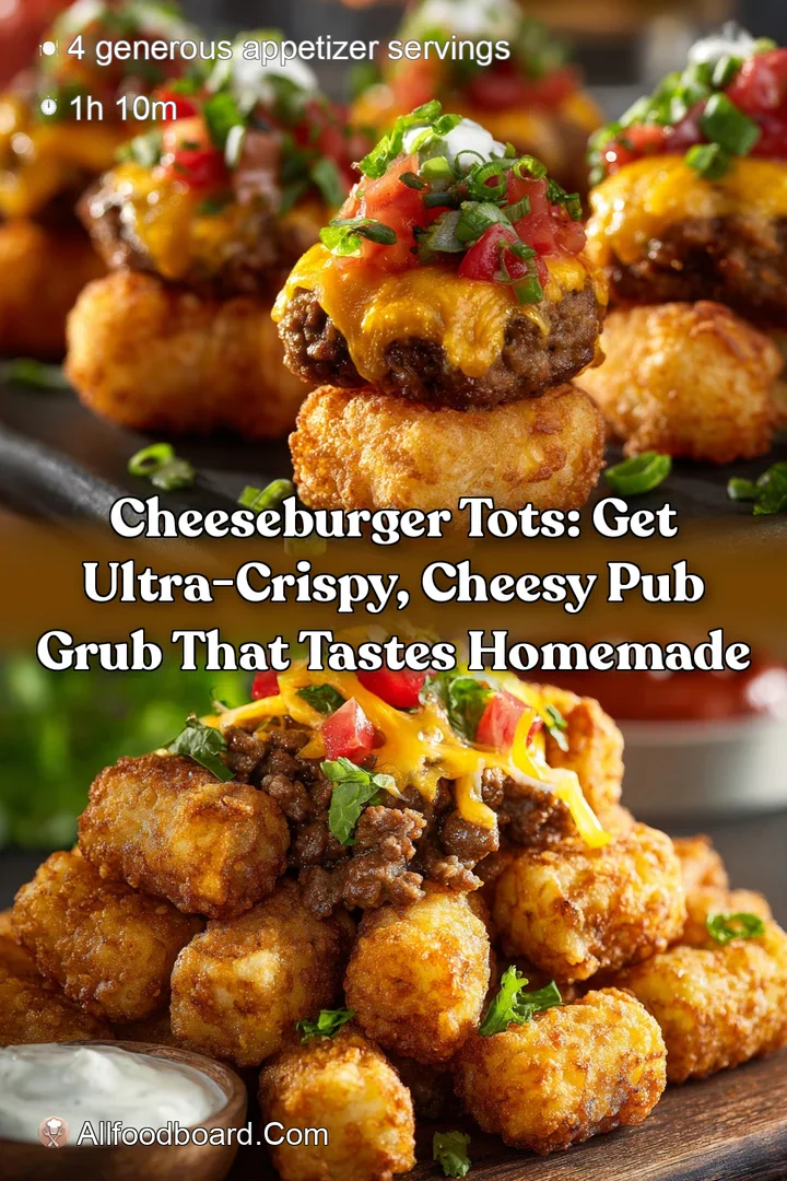 Cheeseburger Tots: Get Ultra-Crispy Cheesy Pub Grub That Tastes Homemade