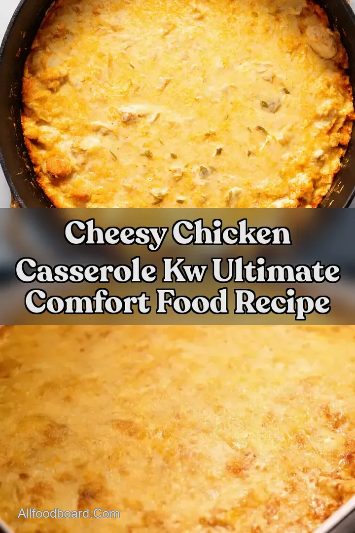 Cheesy Chicken Casserole kw Ultimate Comfort Food Recipe