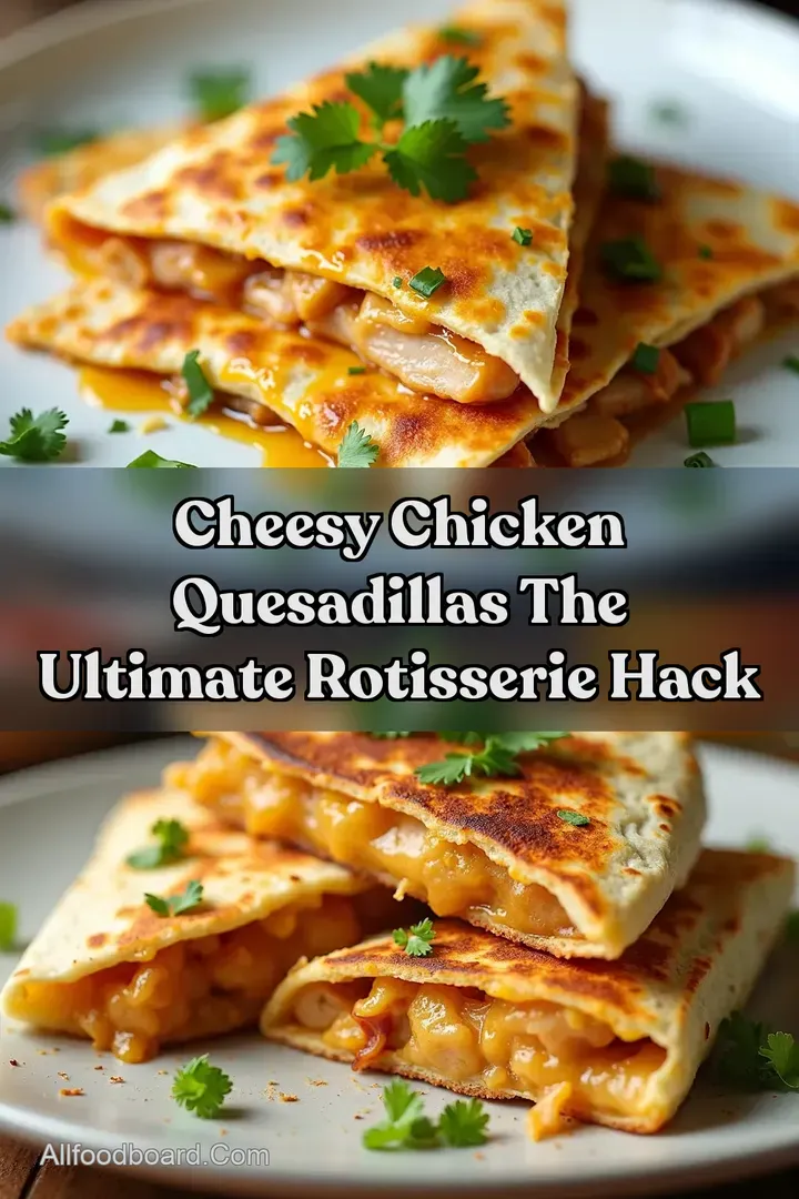 Cheesy Chicken Quesadillas The Ultimate Rotisserie Hack