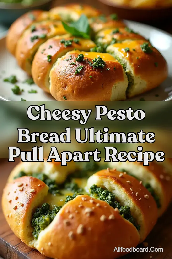 Cheesy Pesto Bread Ultimate Pull Apart Recipe