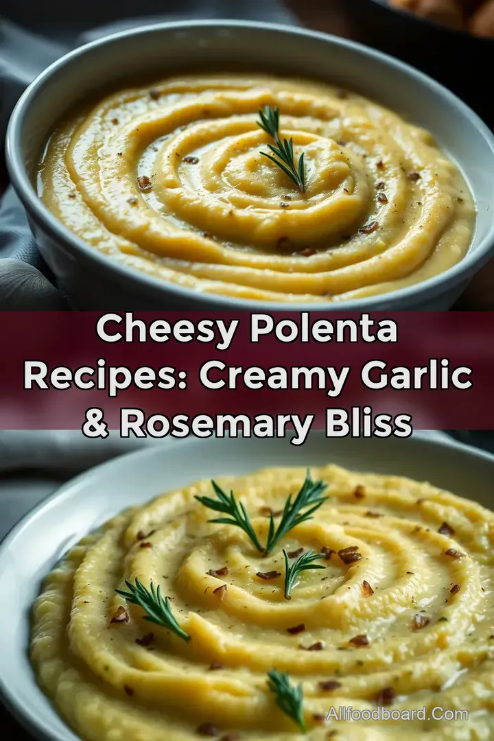 Cheesy Polenta Recipes: Creamy Garlic & Rosemary Bliss : PIN FOR LATER Cheesy Polenta Recipes: Creamy Garlic & Rosemary Bliss