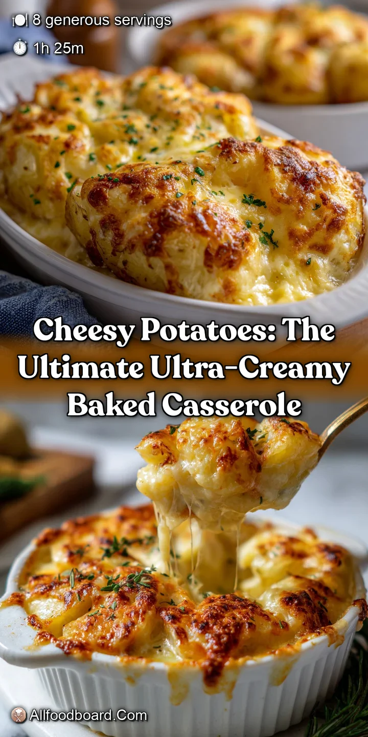 Cheesy Potatoes: The Ultimate Ultra-Creamy Baked Casserole