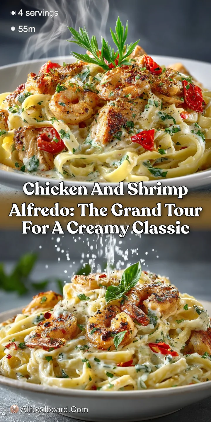 Chicken and Shrimp Alfredo: The Grand Tour for a Creamy Classic