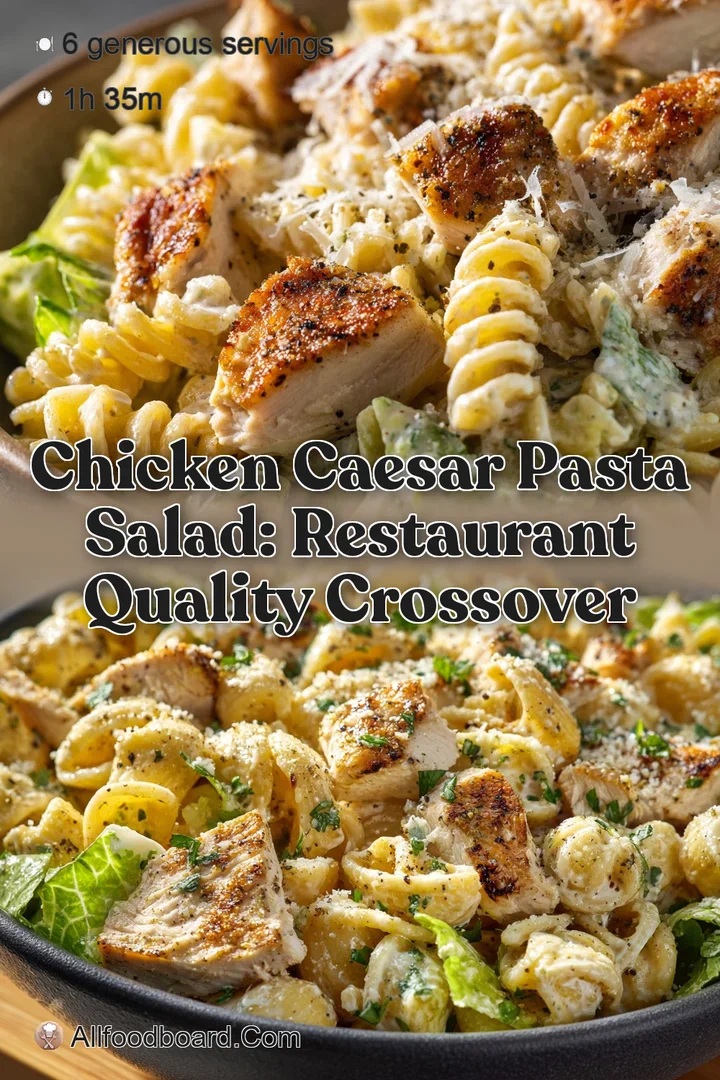 Chicken Caesar Pasta Salad: Restaurant Quality Crossover