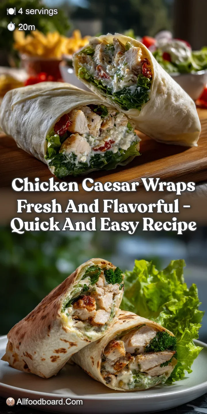 Warm, golden-brown seared chicken nestled in a crisp, white wrap alongside vibrant green romaine lettuce and creamy dressing.