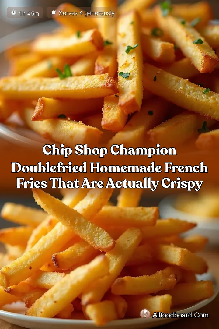 Chip Shop Champion DoubleFried Homemade French Fries That Are Actually Crispy
