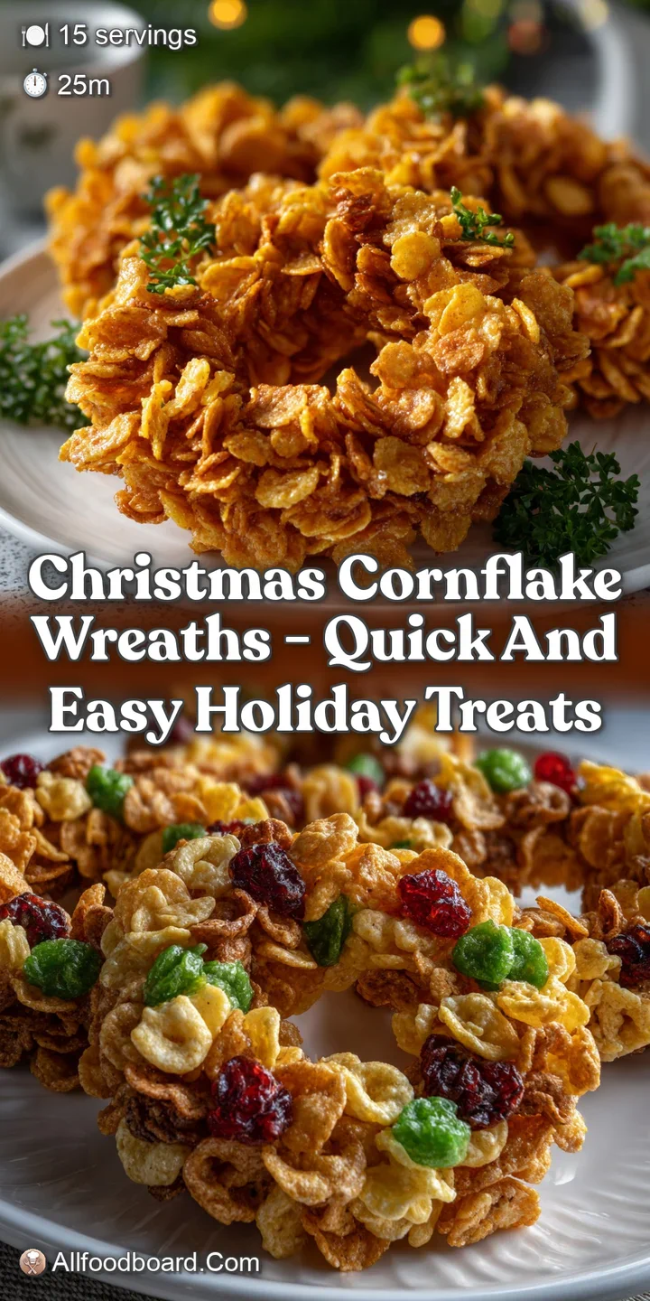Christmas Cornflake Wreaths - Quick and Easy Holiday Treats
